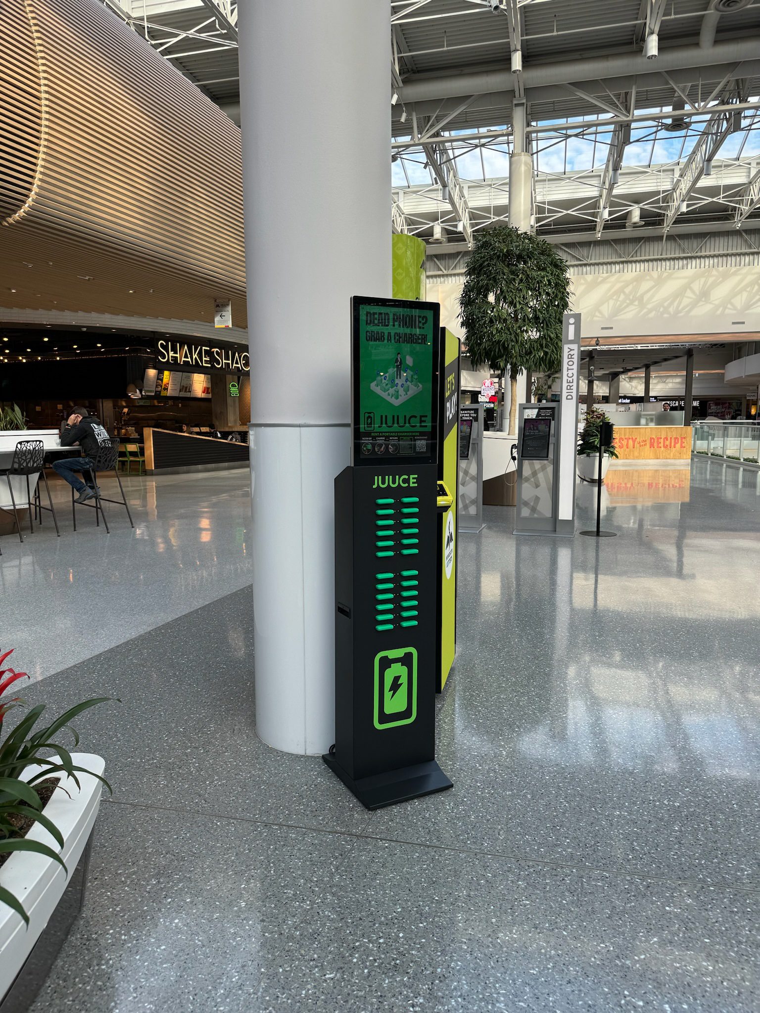 Boost kiosk rental at a stadium