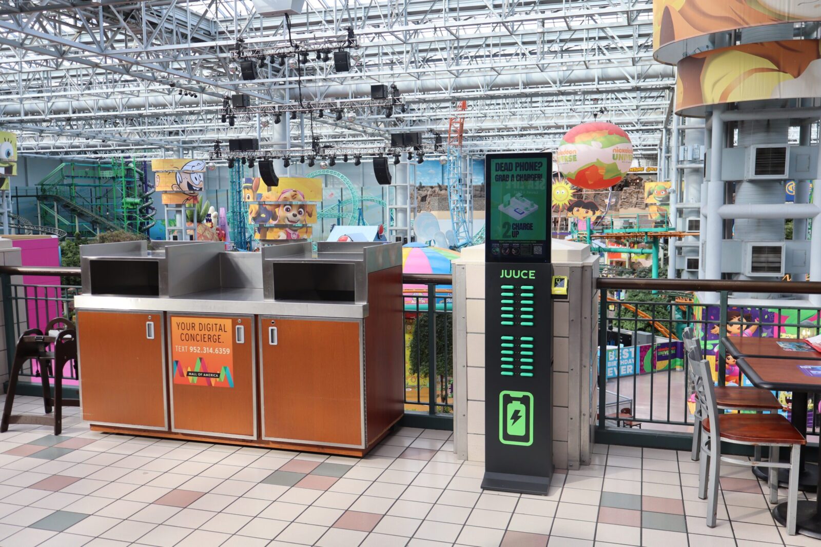 Boost kiosk advertising display